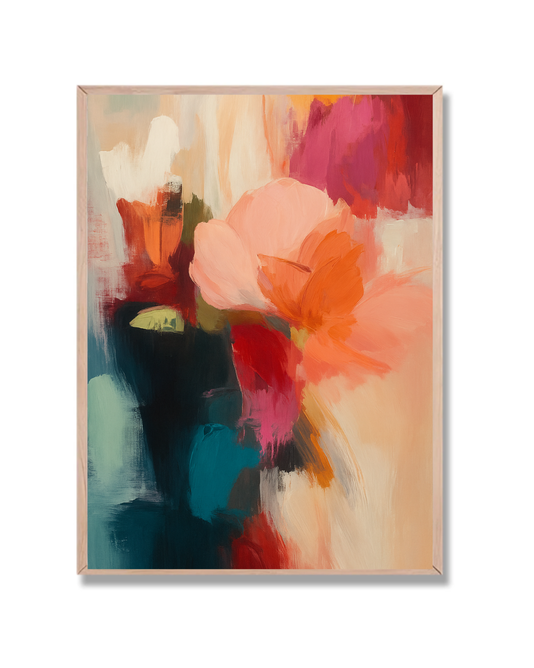 Abstracto en tonos cálidos