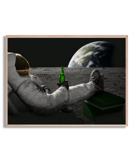 Astronauta contemplando