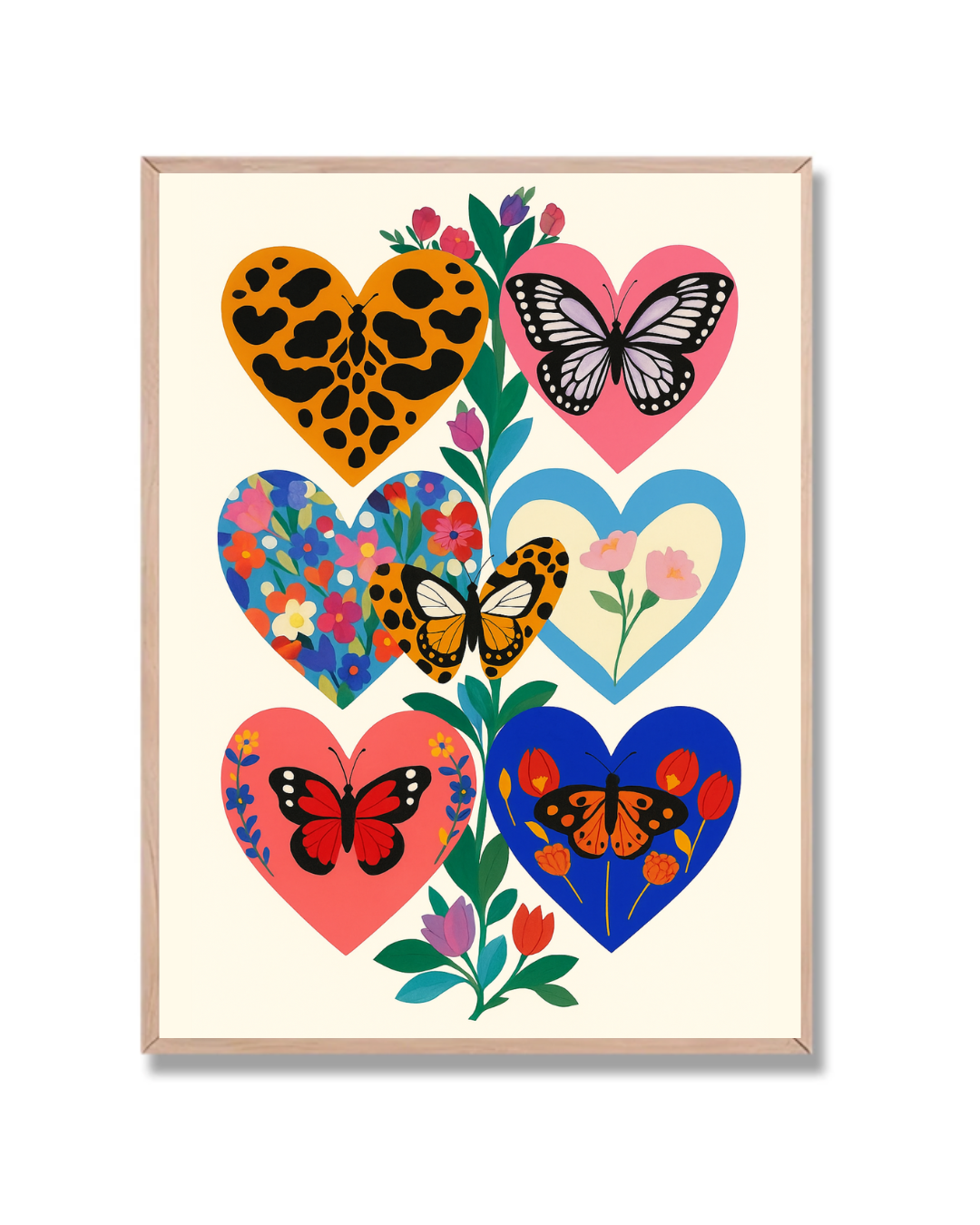 Mariposas y Corazones