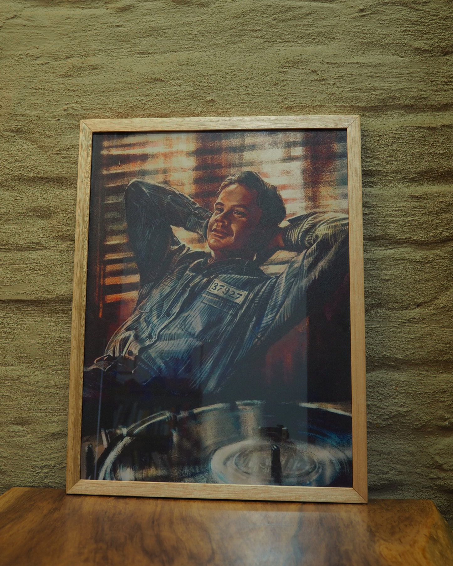 The Shawshank Redemption 5 - 40x30 cm - vidrio común - marco natural