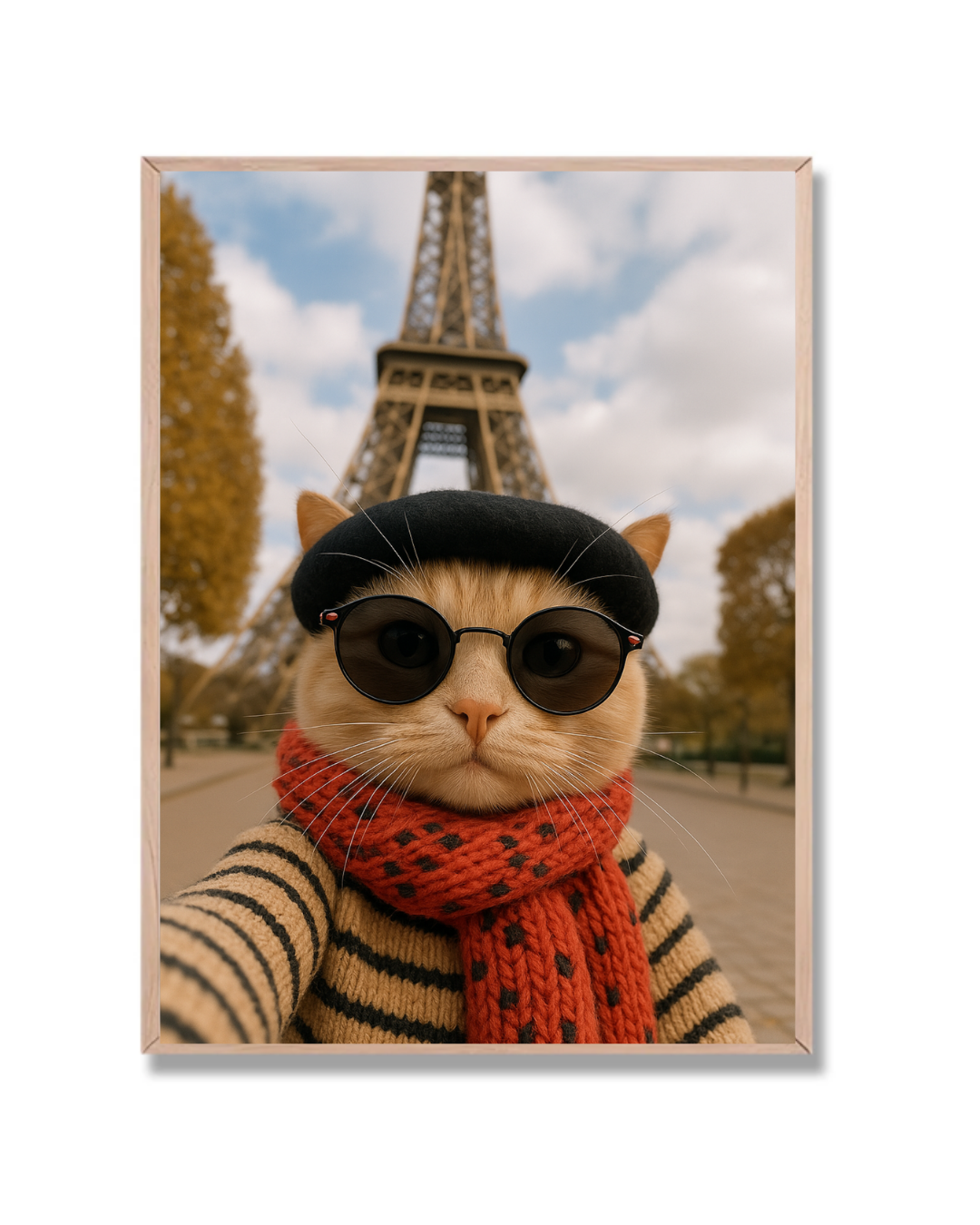 Gato Selfie Paris