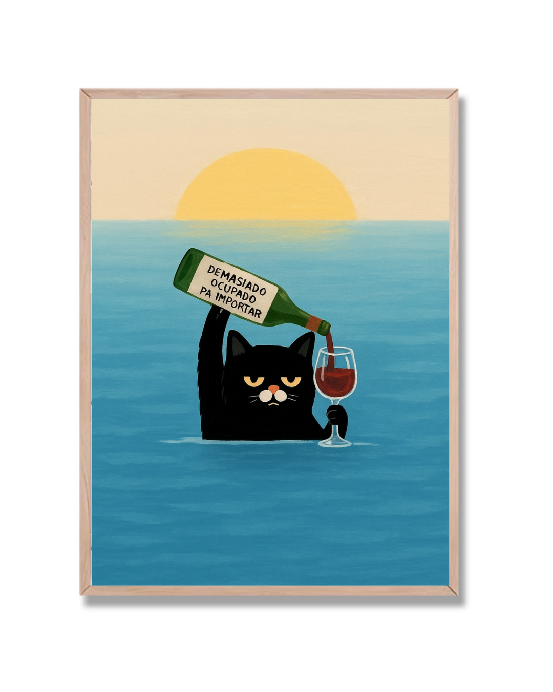 Gato Vino y Mar
