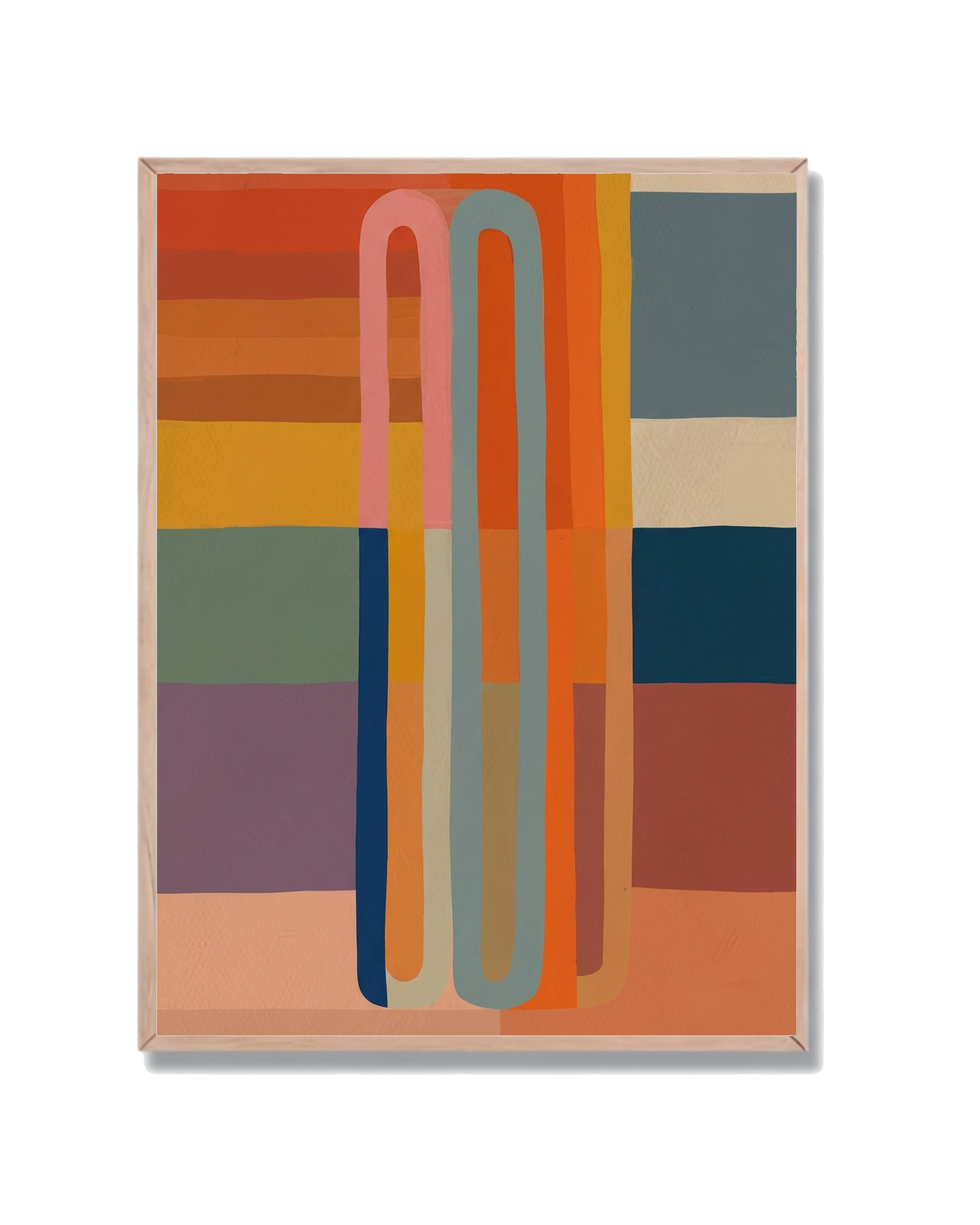 Abstracción Geométrica Colorida