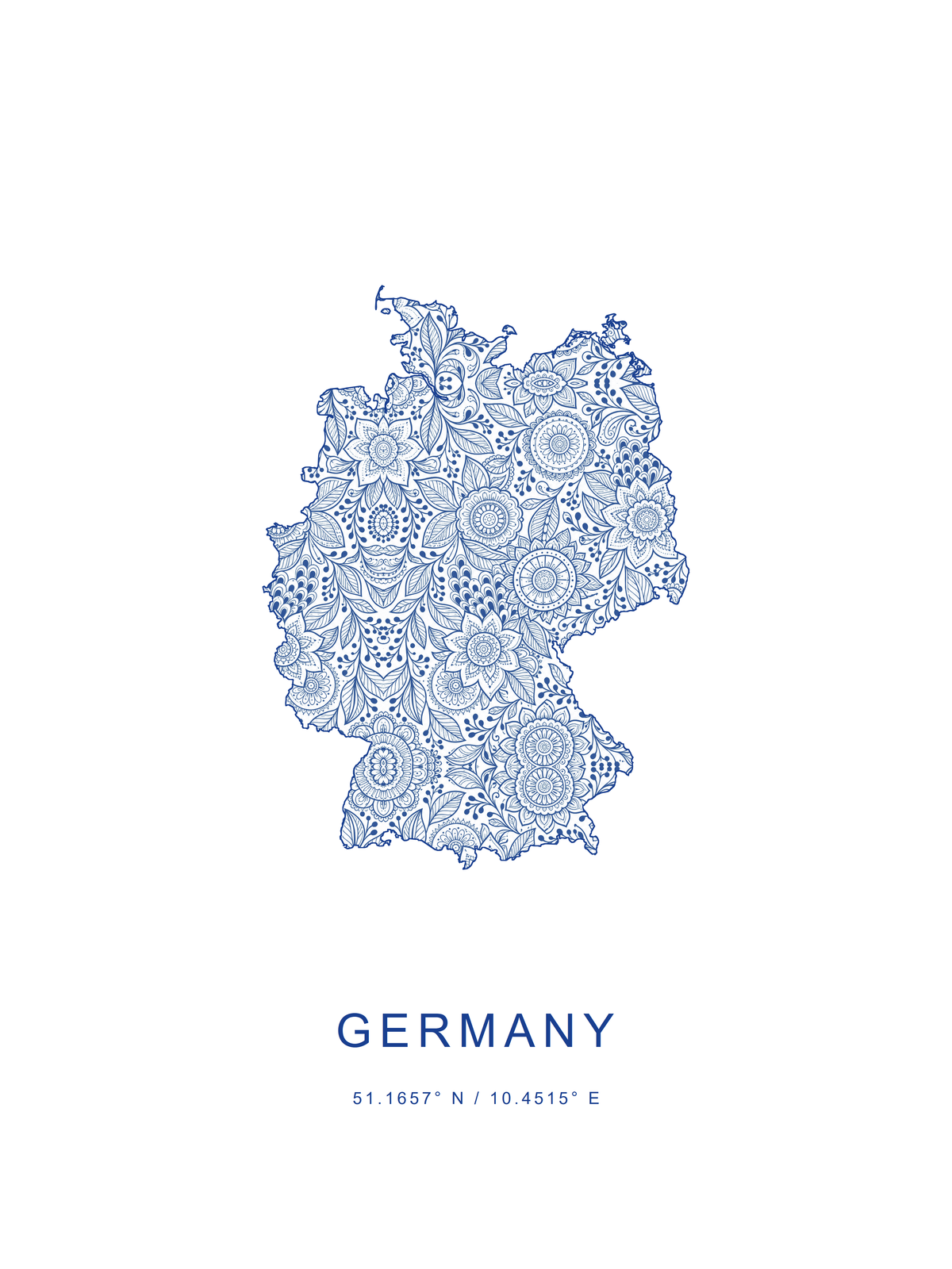 Alemania 3 — mapa decorativo 3:4