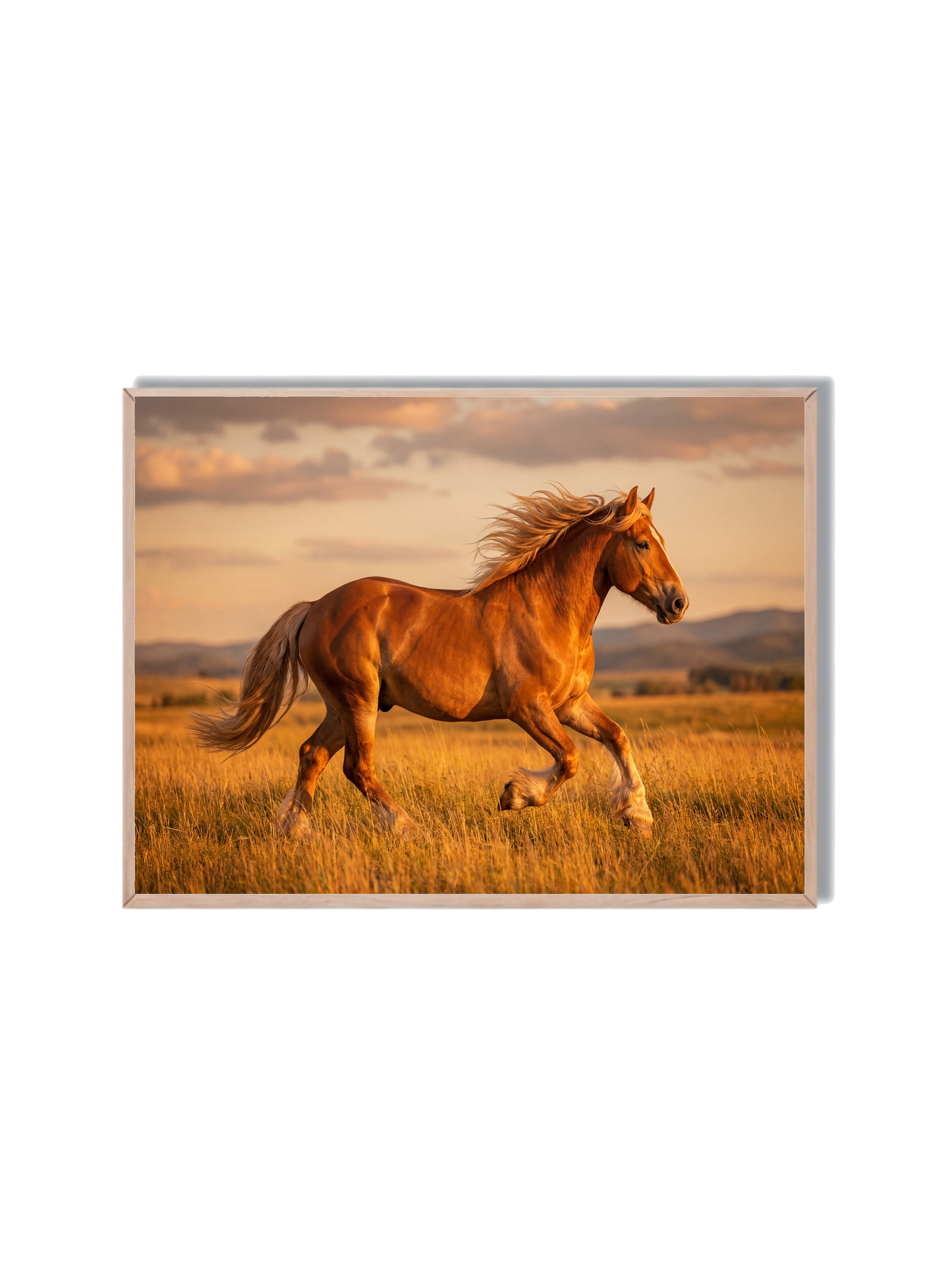 Caballo Galopando Atardecer