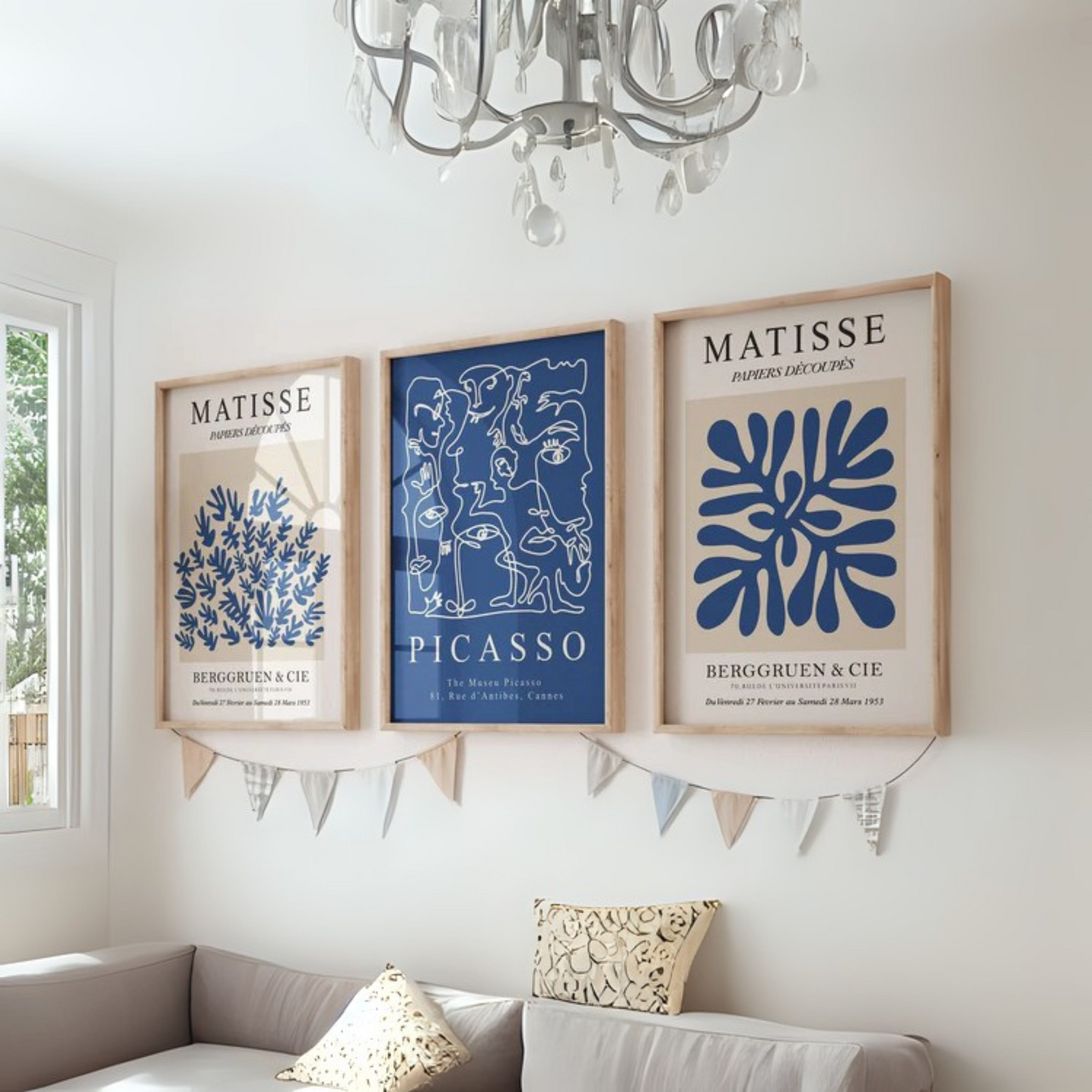 Set de 3 Artistas Azul