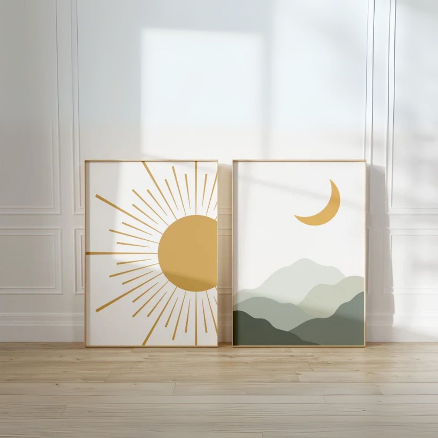 Set de 2 Sol y Luna Infantil #1