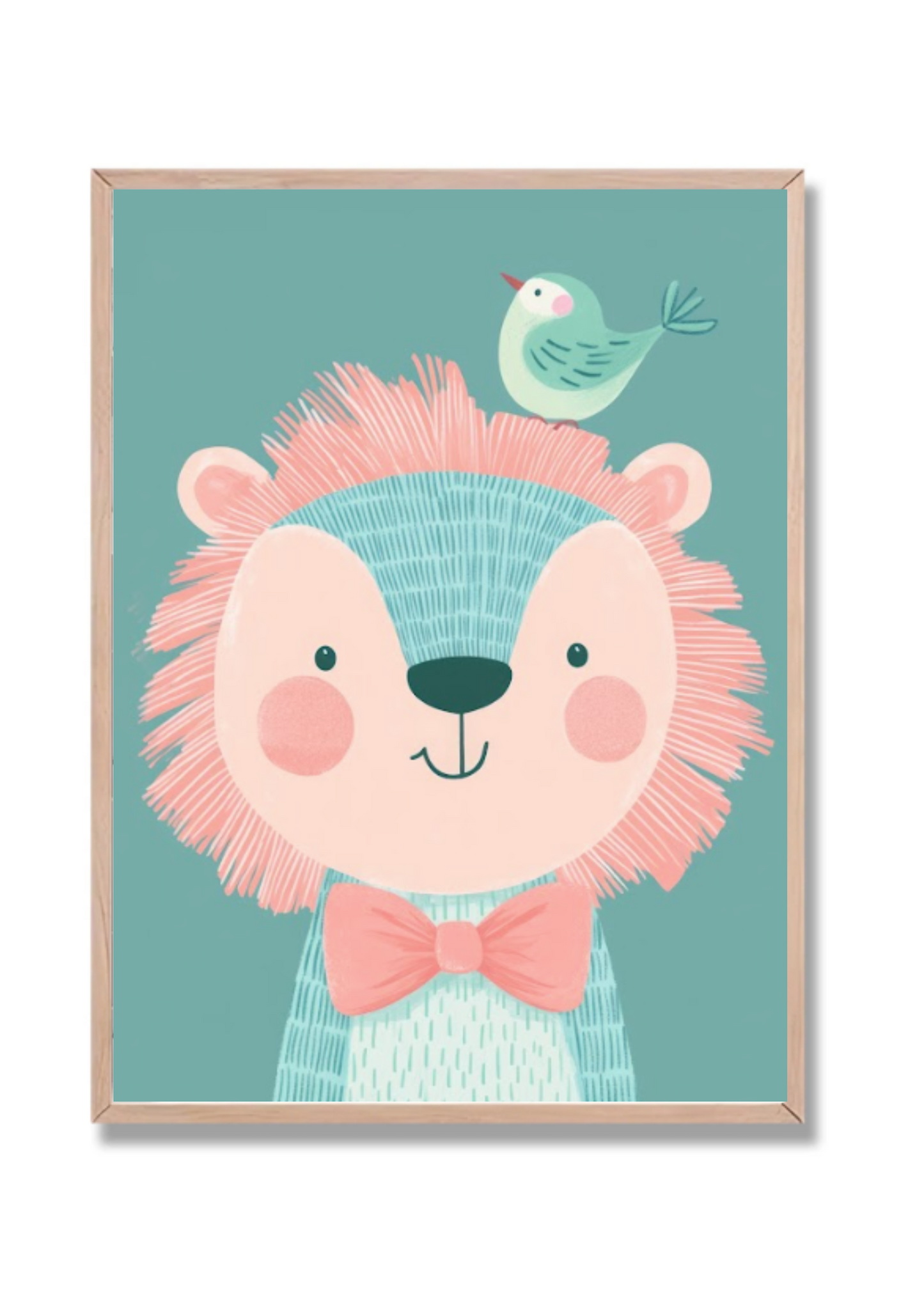 León y Pájaro Infantil