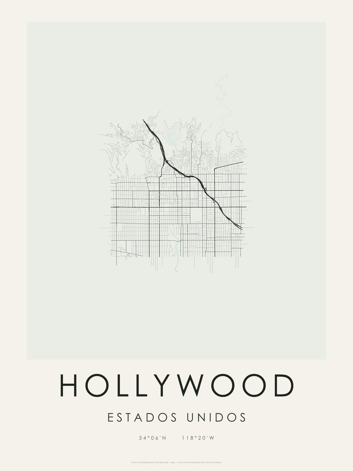 Hollywood 1 — mapa artístico 3:4
