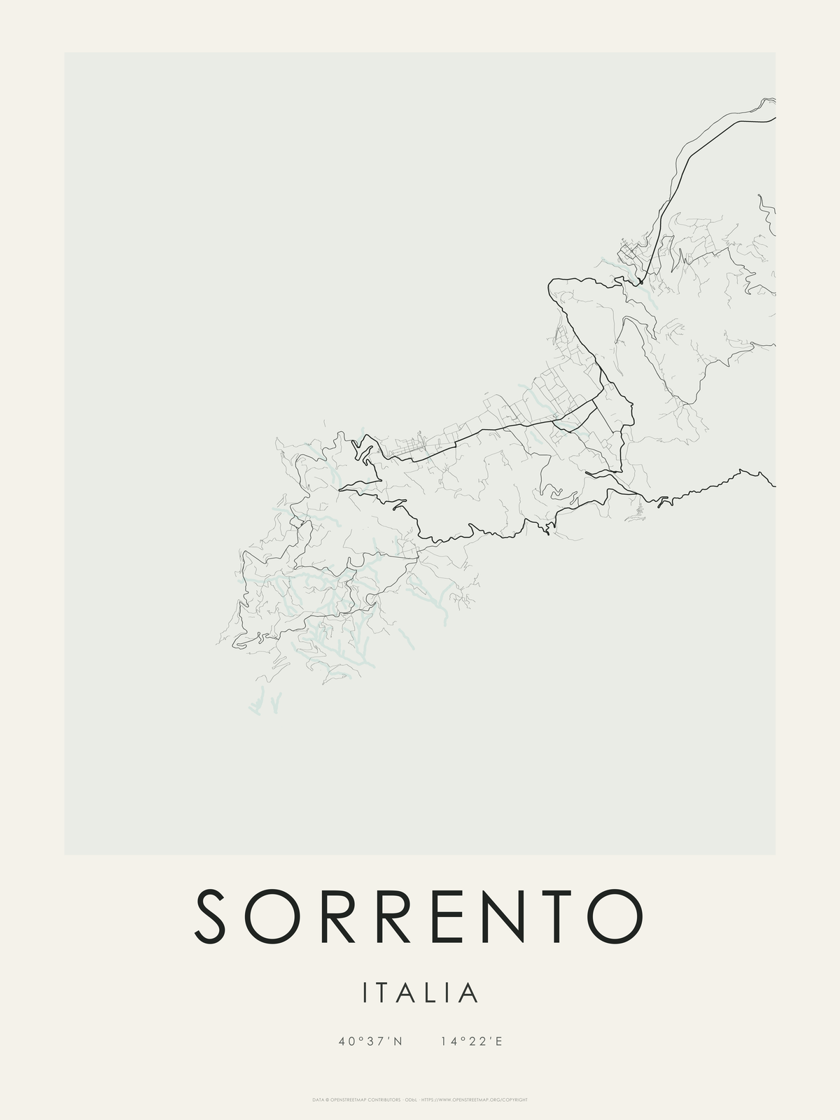 Sorrento 1 — mapa artístico 3:4