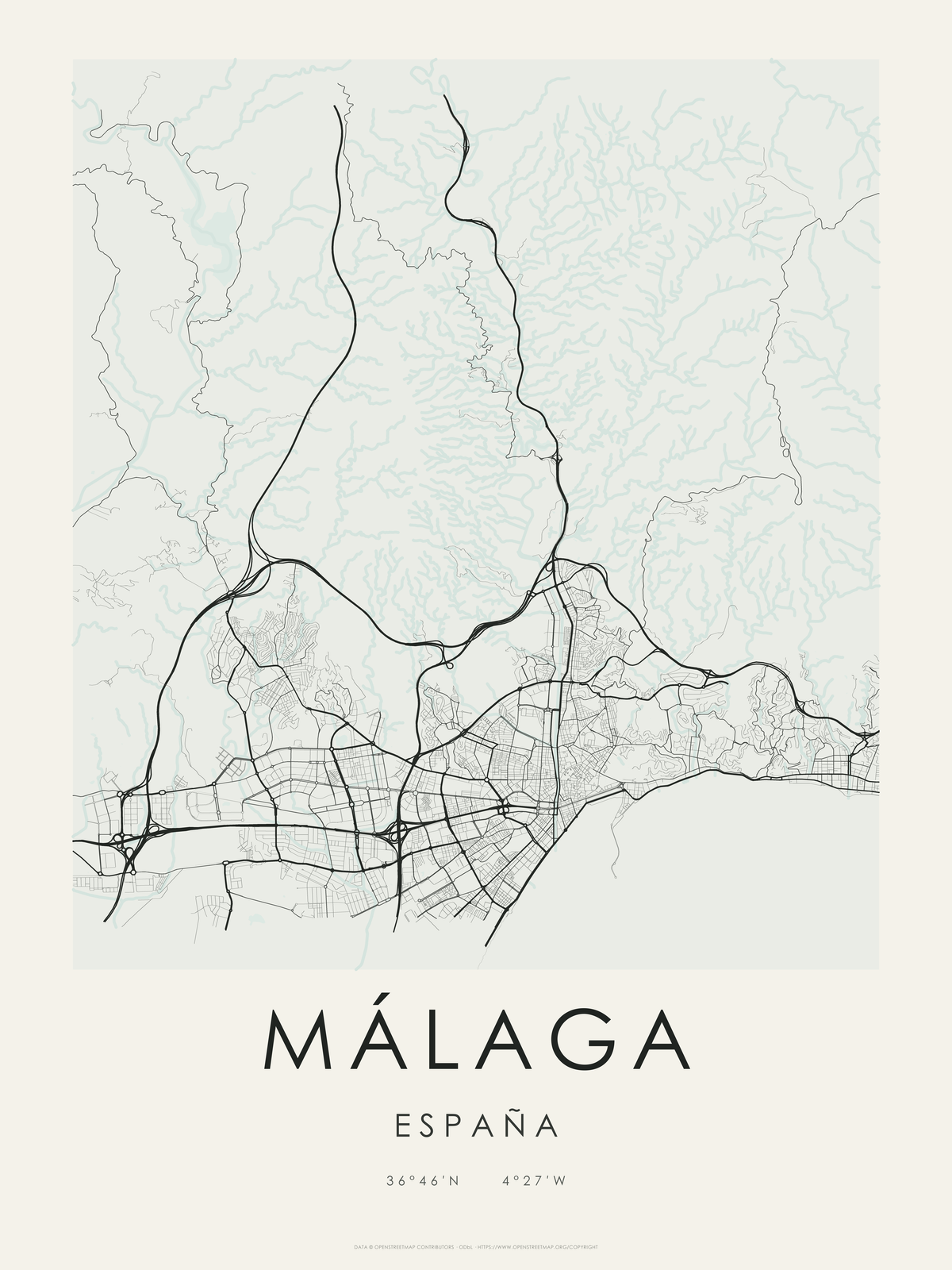 Málaga 1 — mapa artístico 3:4