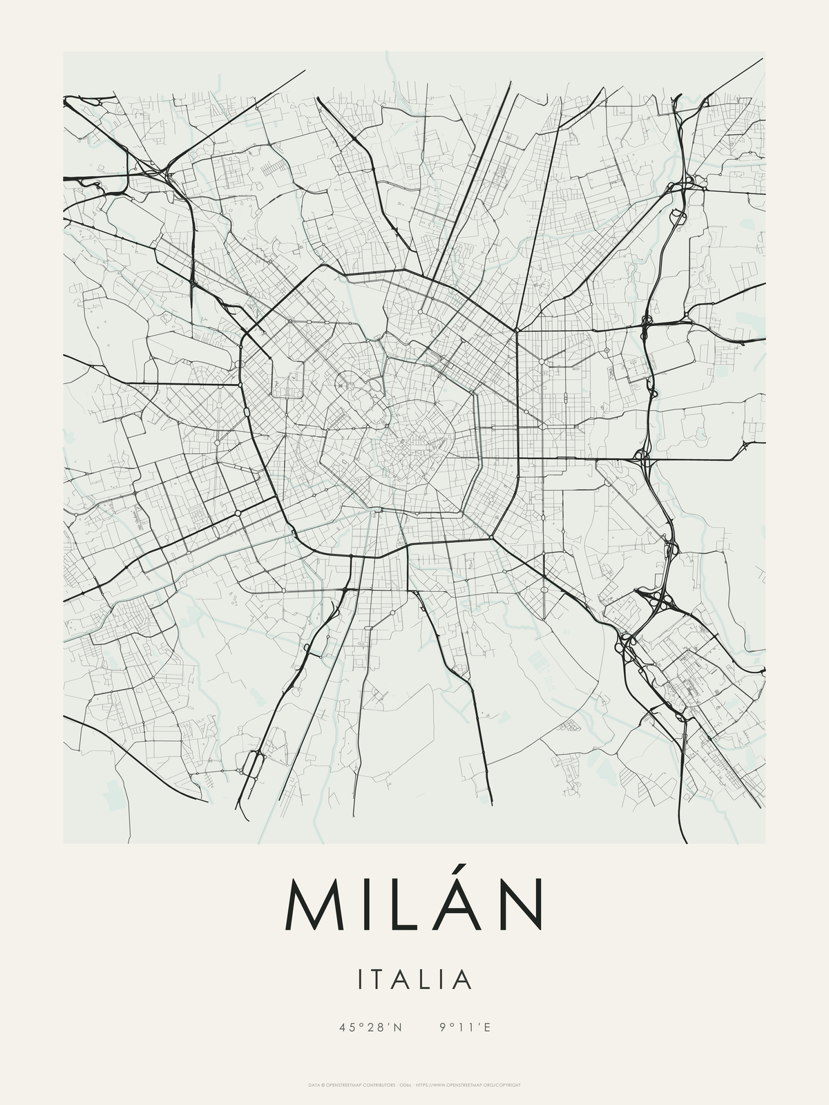 Milán 1 — mapa artístico 3:4