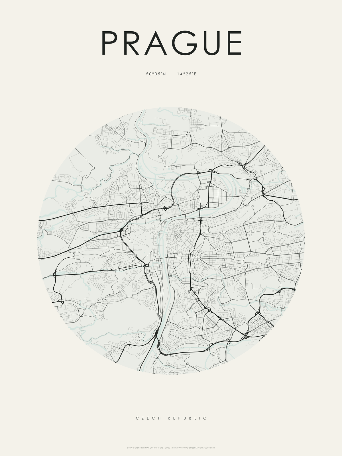 Praga 2 — mapa artístico 3:4