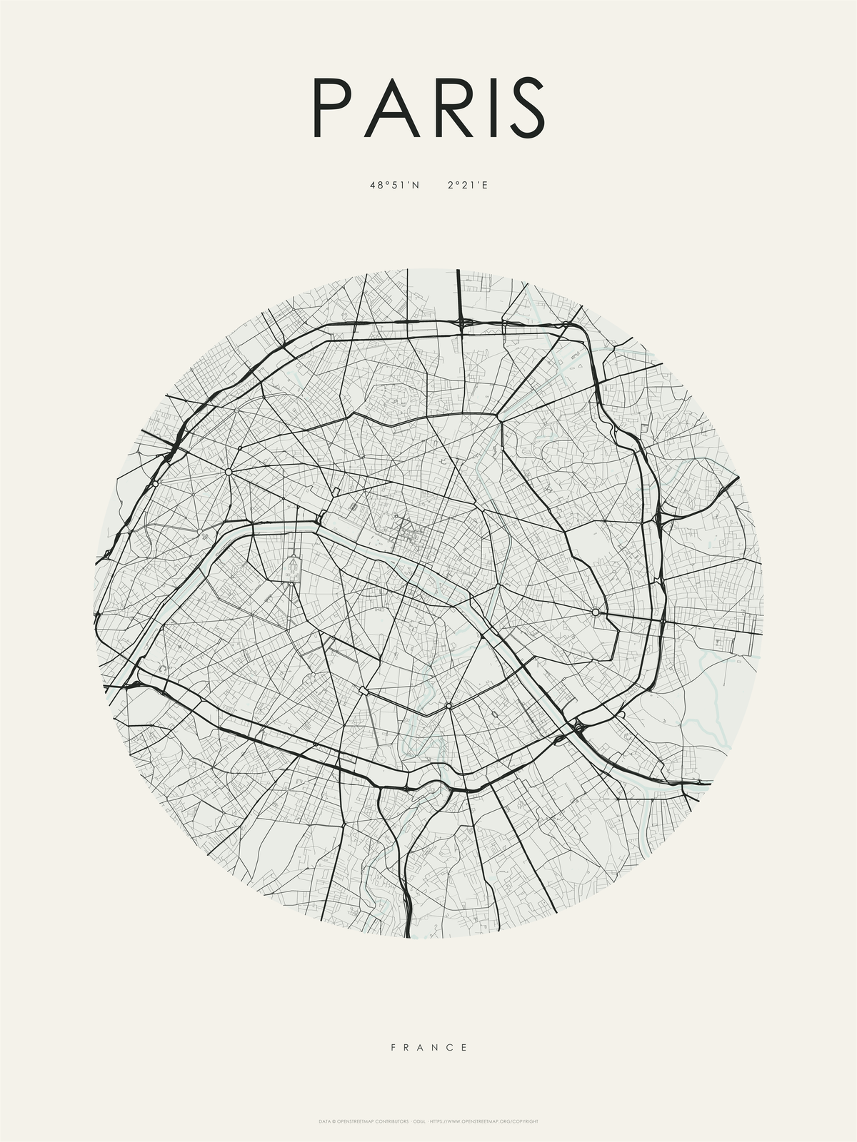 París 1 — mapa artístico 3:4
