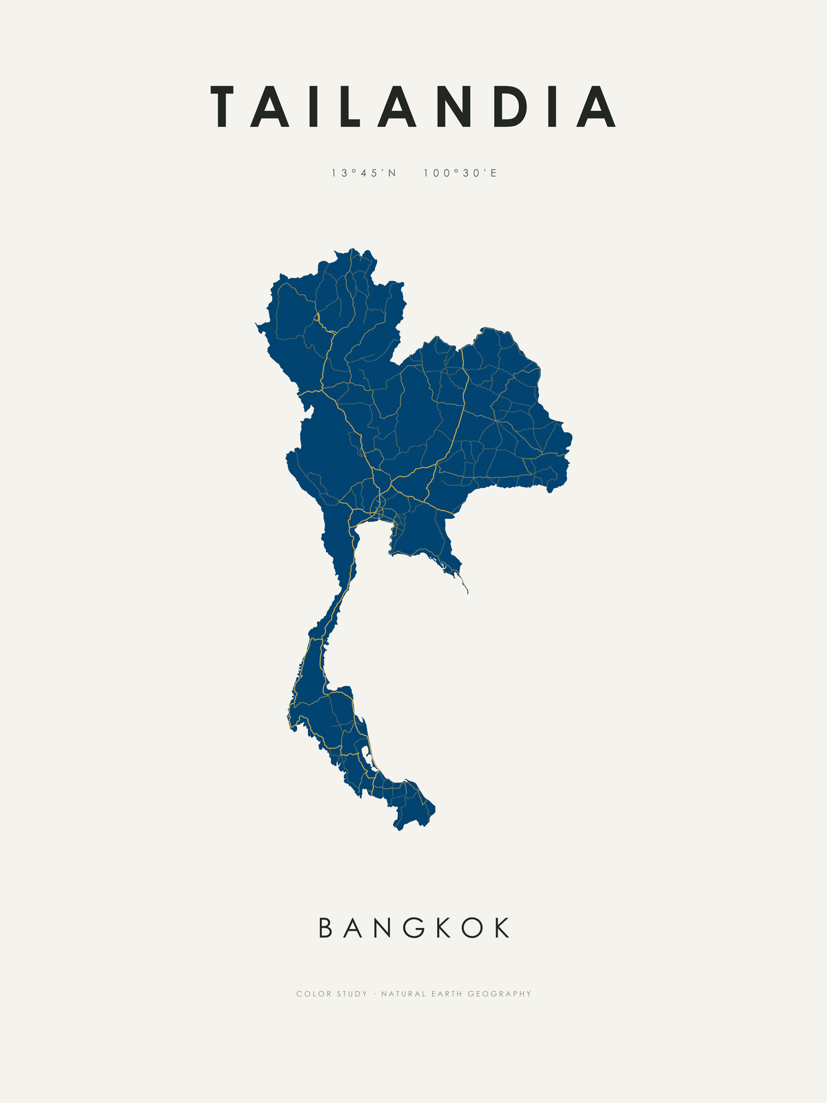 Tailandia 1 — mapa artístico 3:4