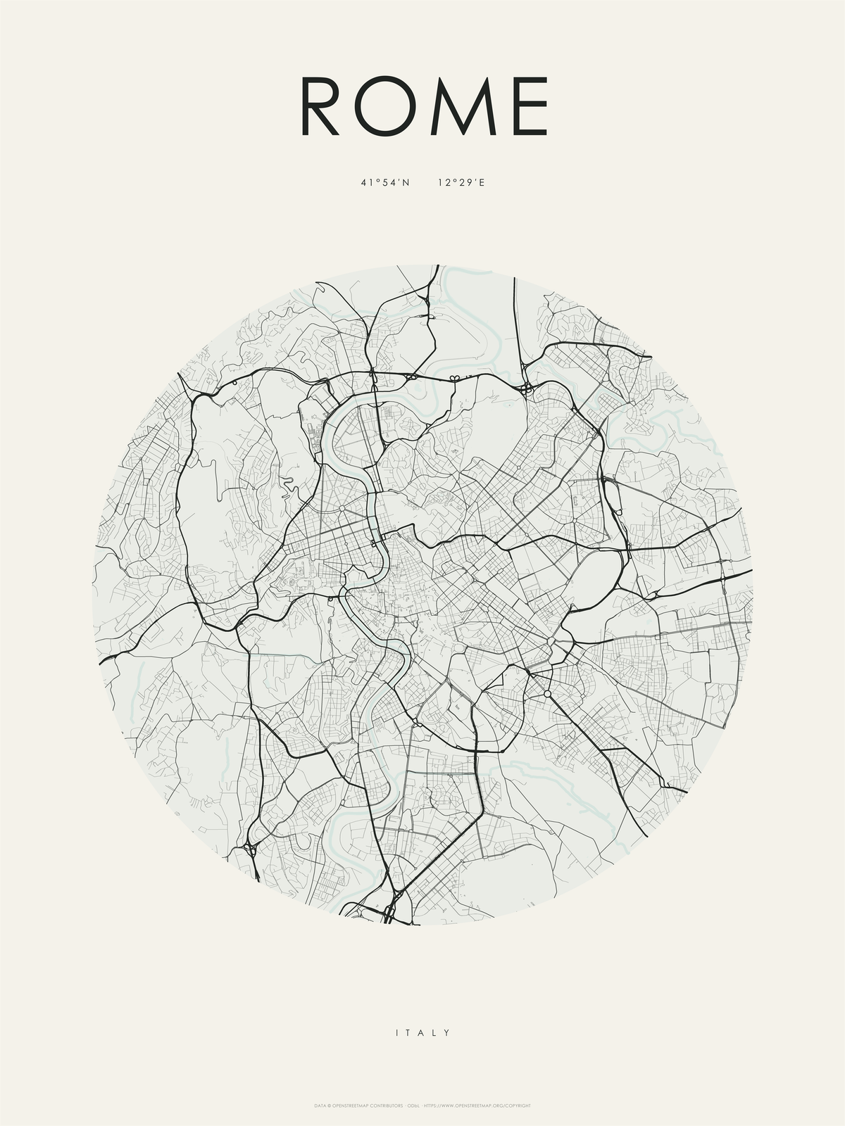 Roma 1 — mapa artístico 3:4