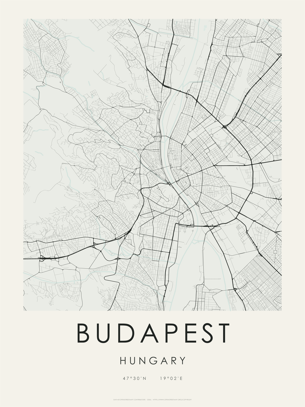 Budapest 1 — mapa artístico 3:4