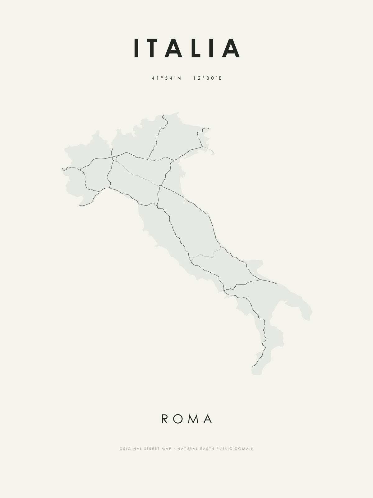 Italia 2 — mapa artístico 3:4
