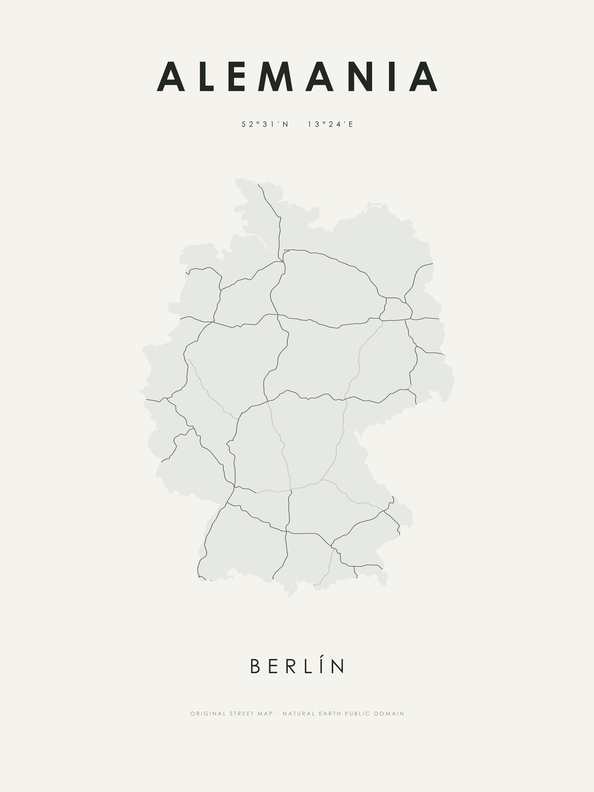Alemania 1 — mapa artístico 3:4