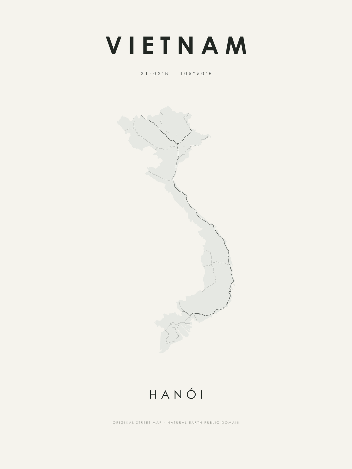 Vietnam 1 — mapa artístico 3:4