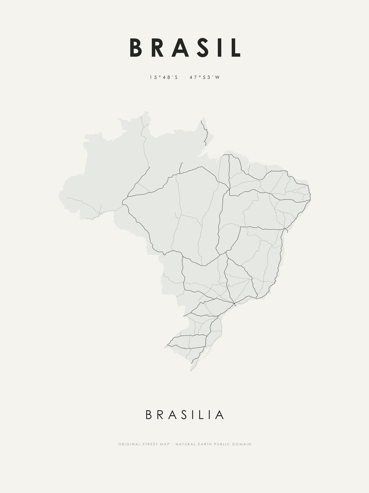Brasil 5 — mapa artístico 3:4