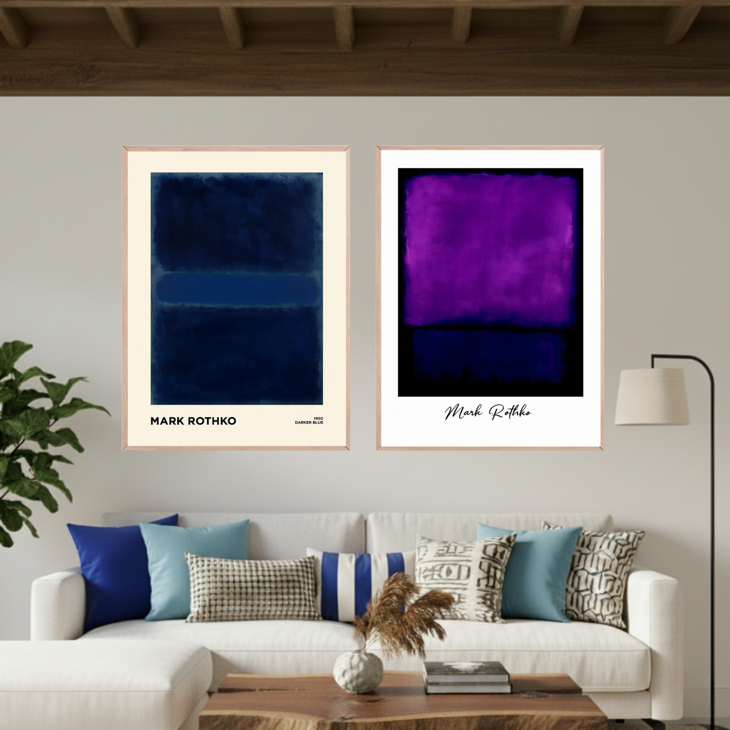 Set de 2 Abstracto Rothko