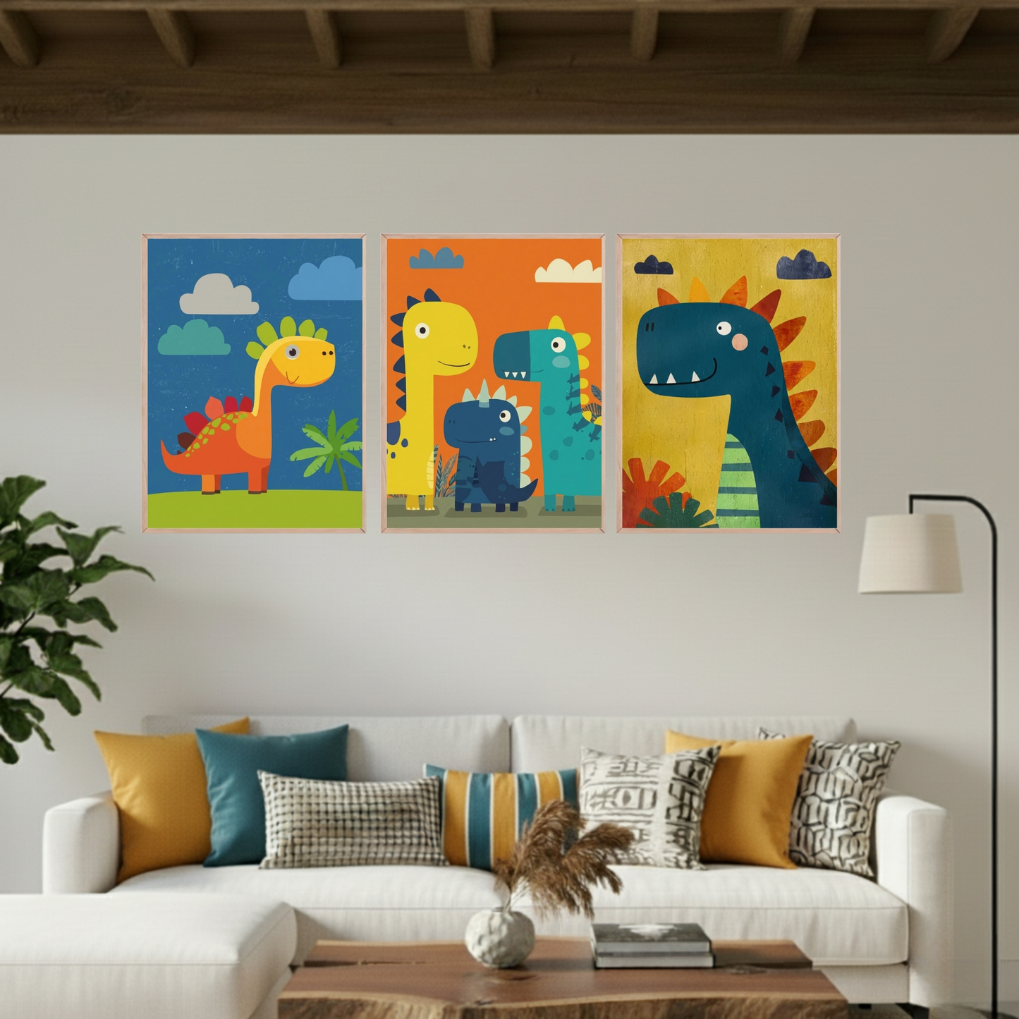 Set de 3 Dinosaurios