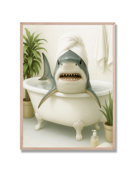 Tiburón en la bañera