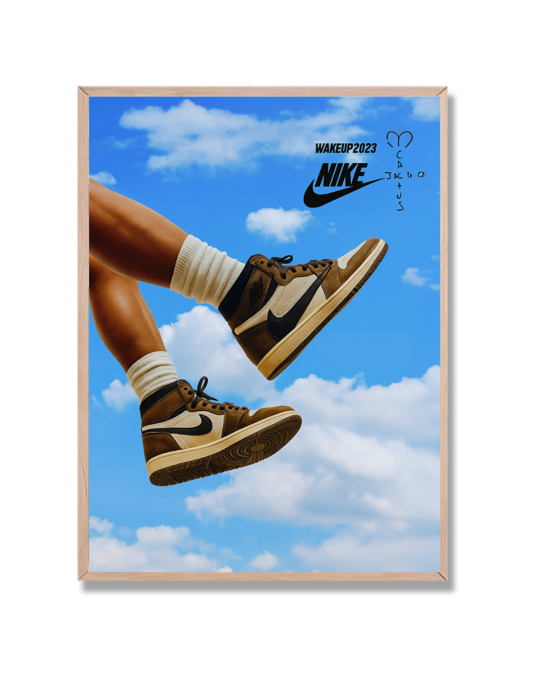 Air Jordan en el cielo