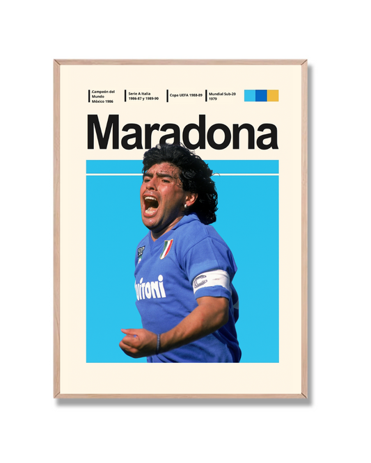 Maradona Poster Napoli