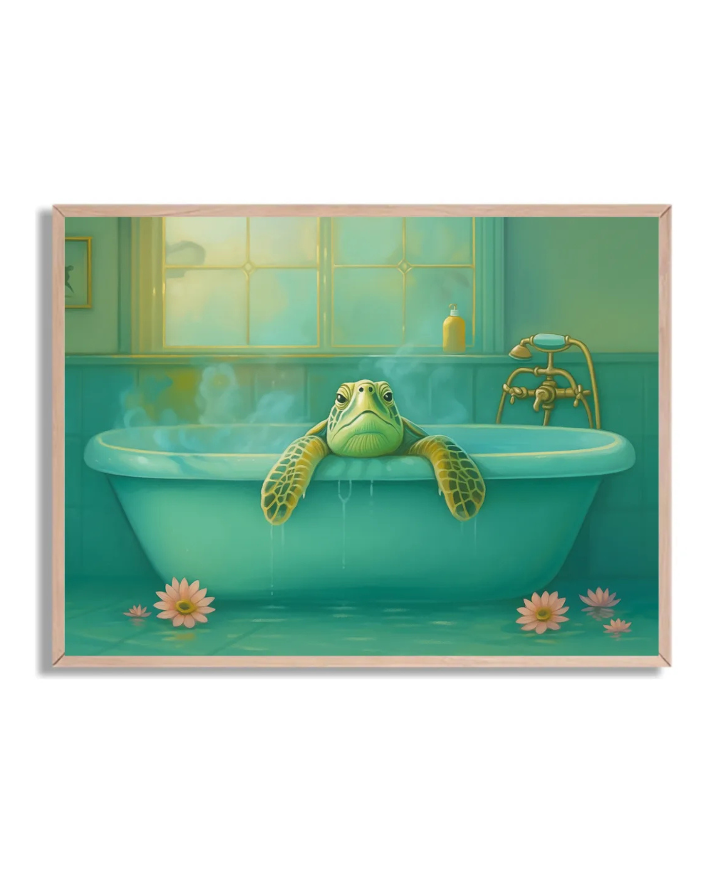 Tortuga en la bañera