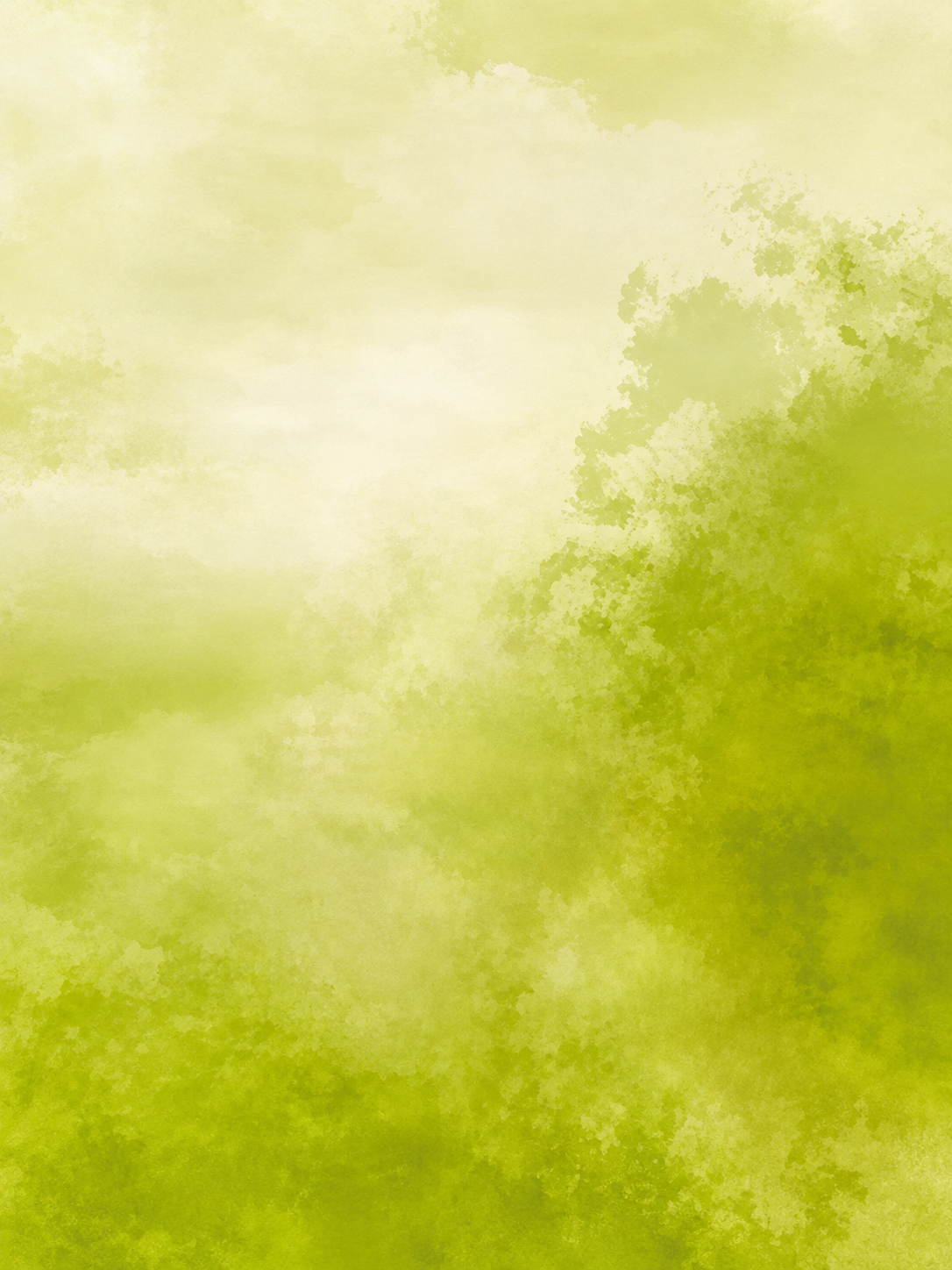 Abstracto en verde lima y amarillo pálido