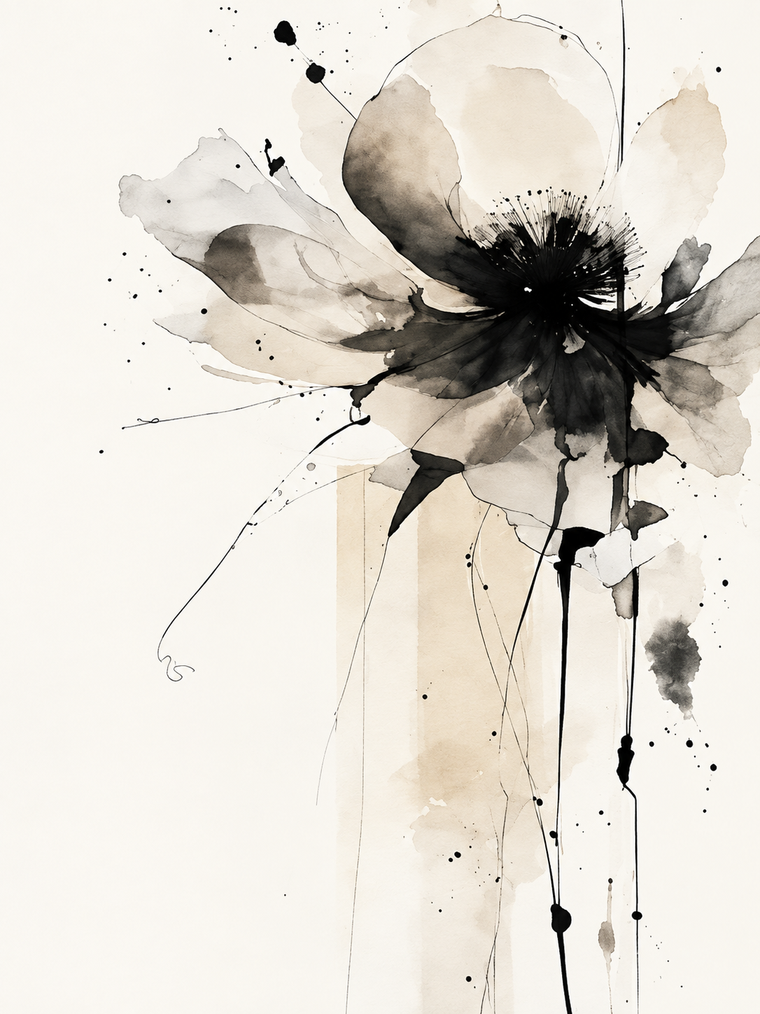 Flor de Tinta Suave