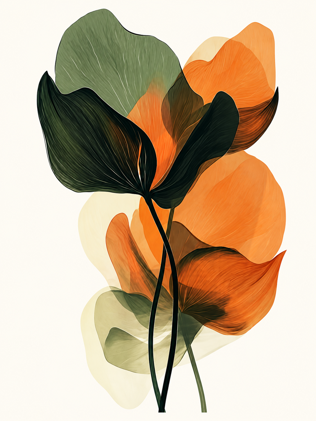 Flores Naranjas