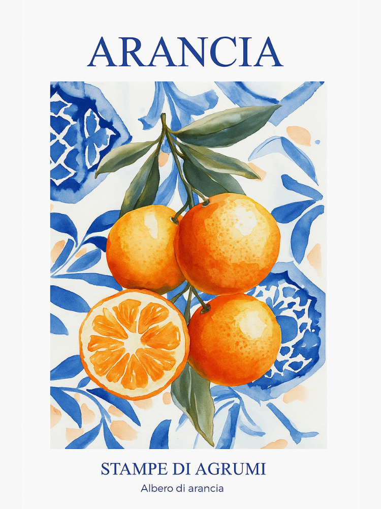 Naranja Arte Azul