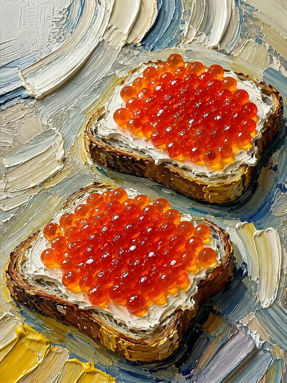 Tostadas con Salmón