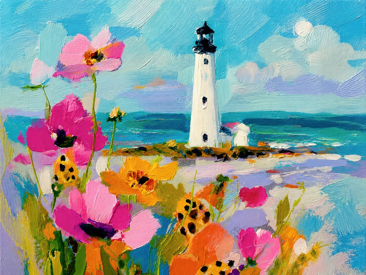 Faro entre Flores