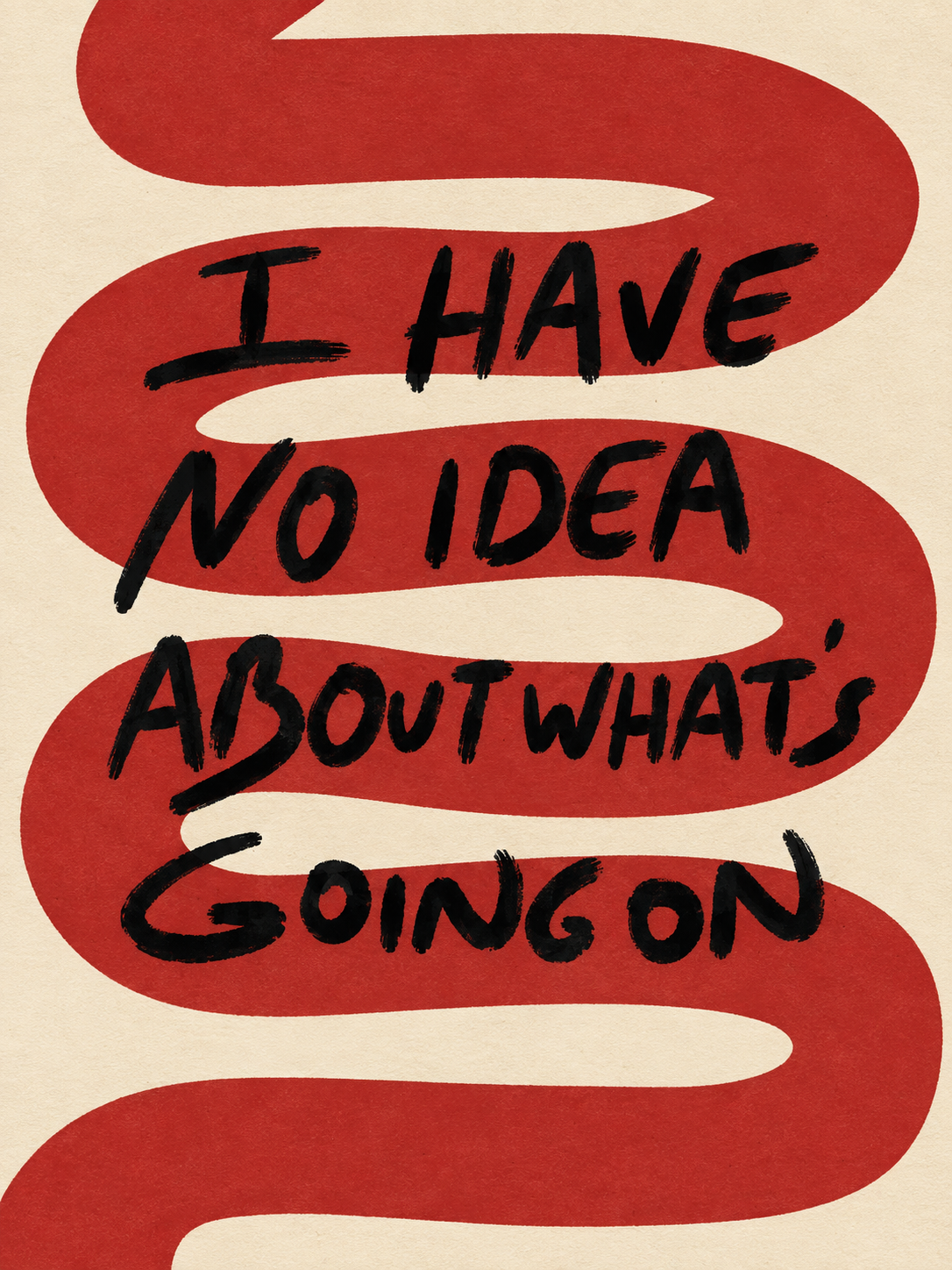 I Have No Idea - cuadro decorativo