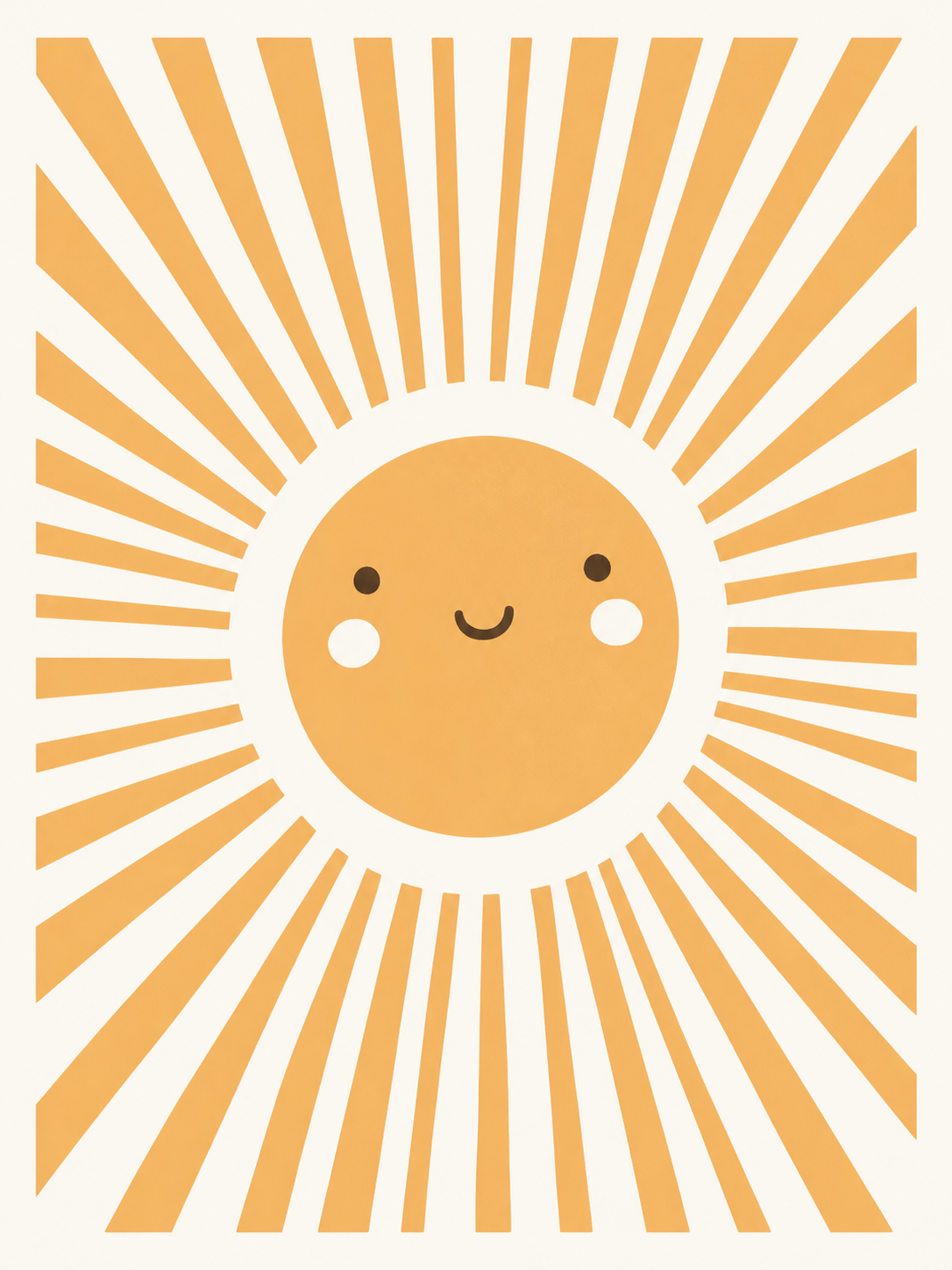 Sol Sonriente — cuadro infantil