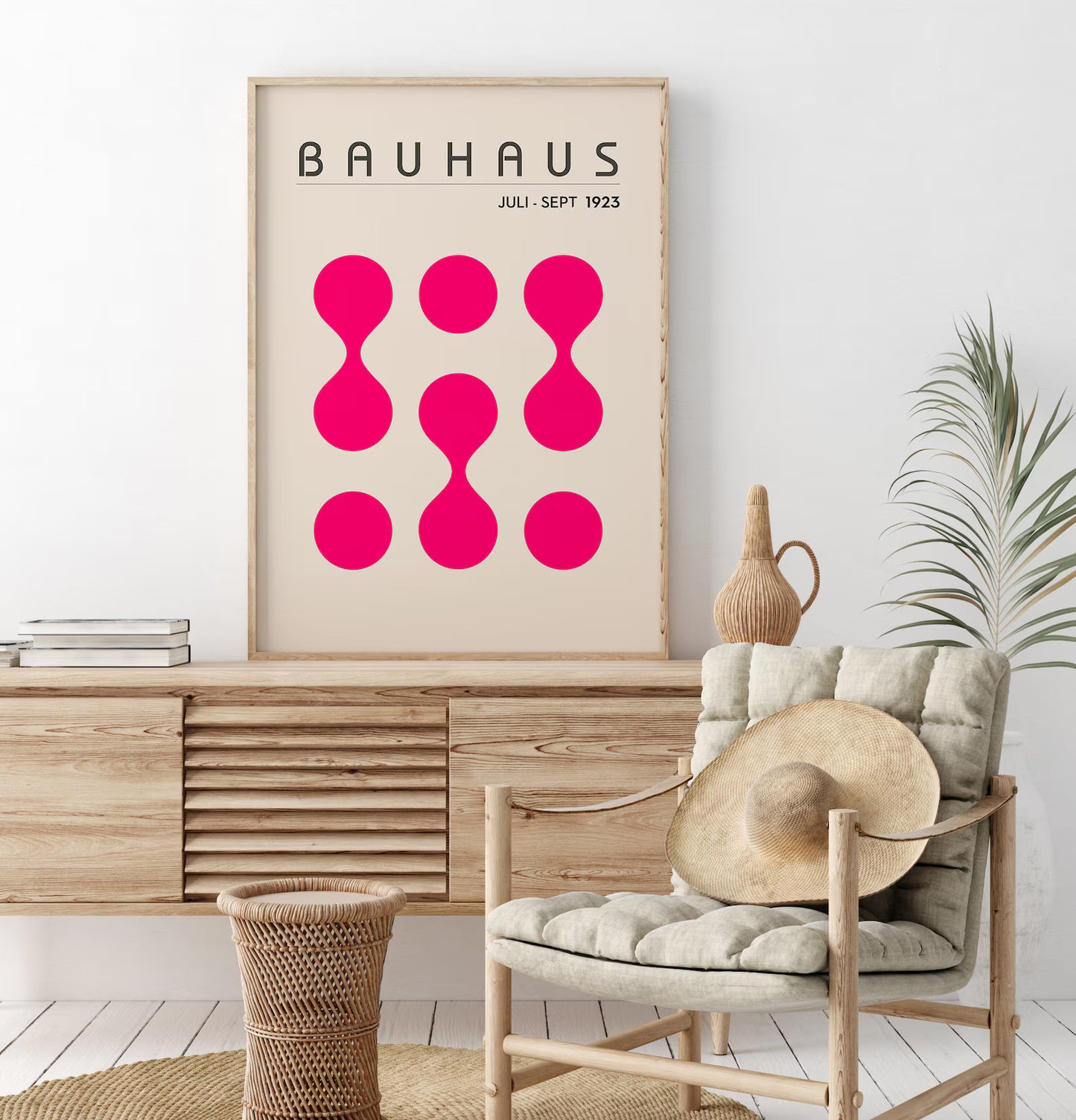 Set de 3 Bauhaus Rosa