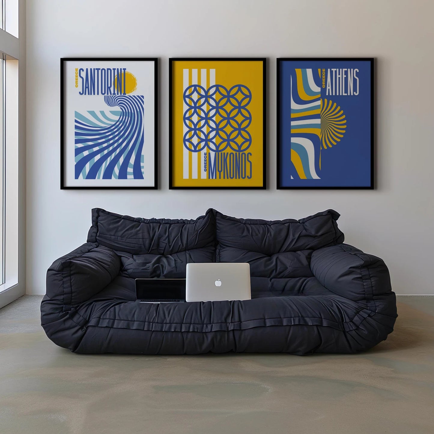 Set de 3 Arte Moderno Griego