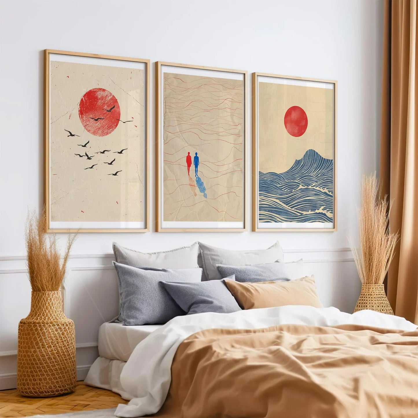 Set de 3 Arte Japonés