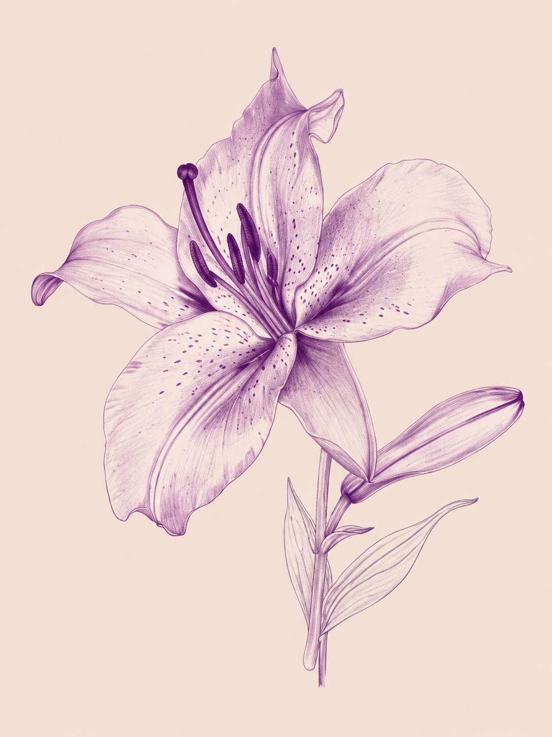 Lirio Lavanda 055