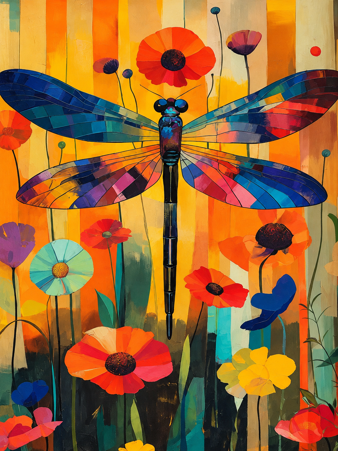 Libélula Floral 082