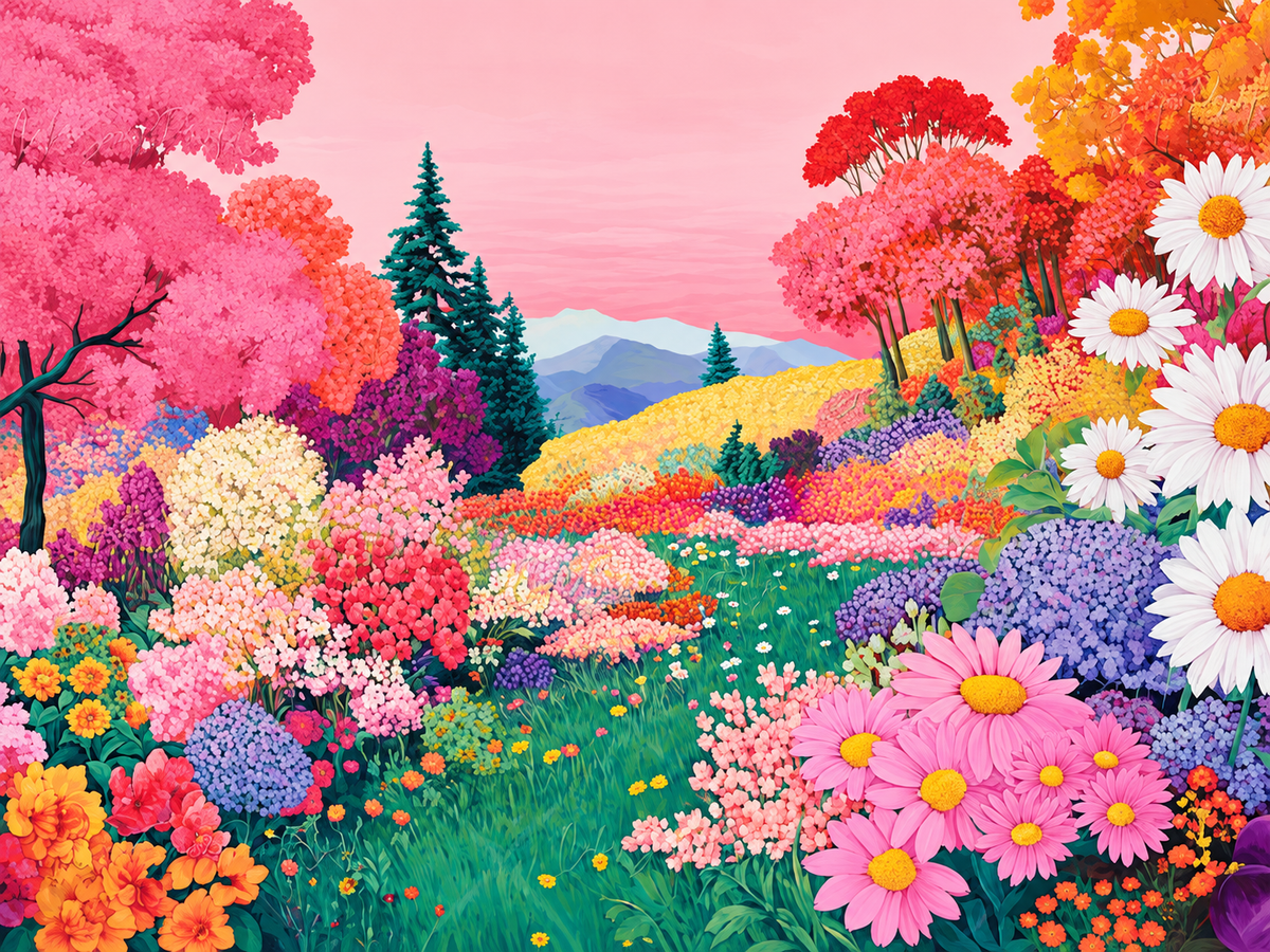 Flores Rosadas 133