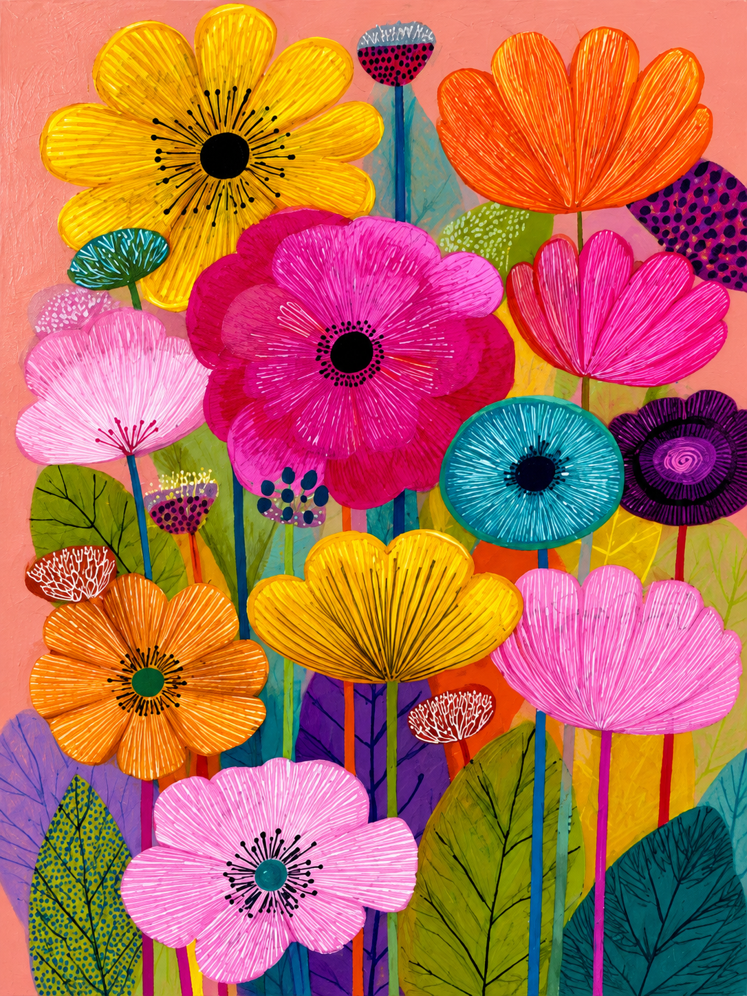 Flores Rosadas 208