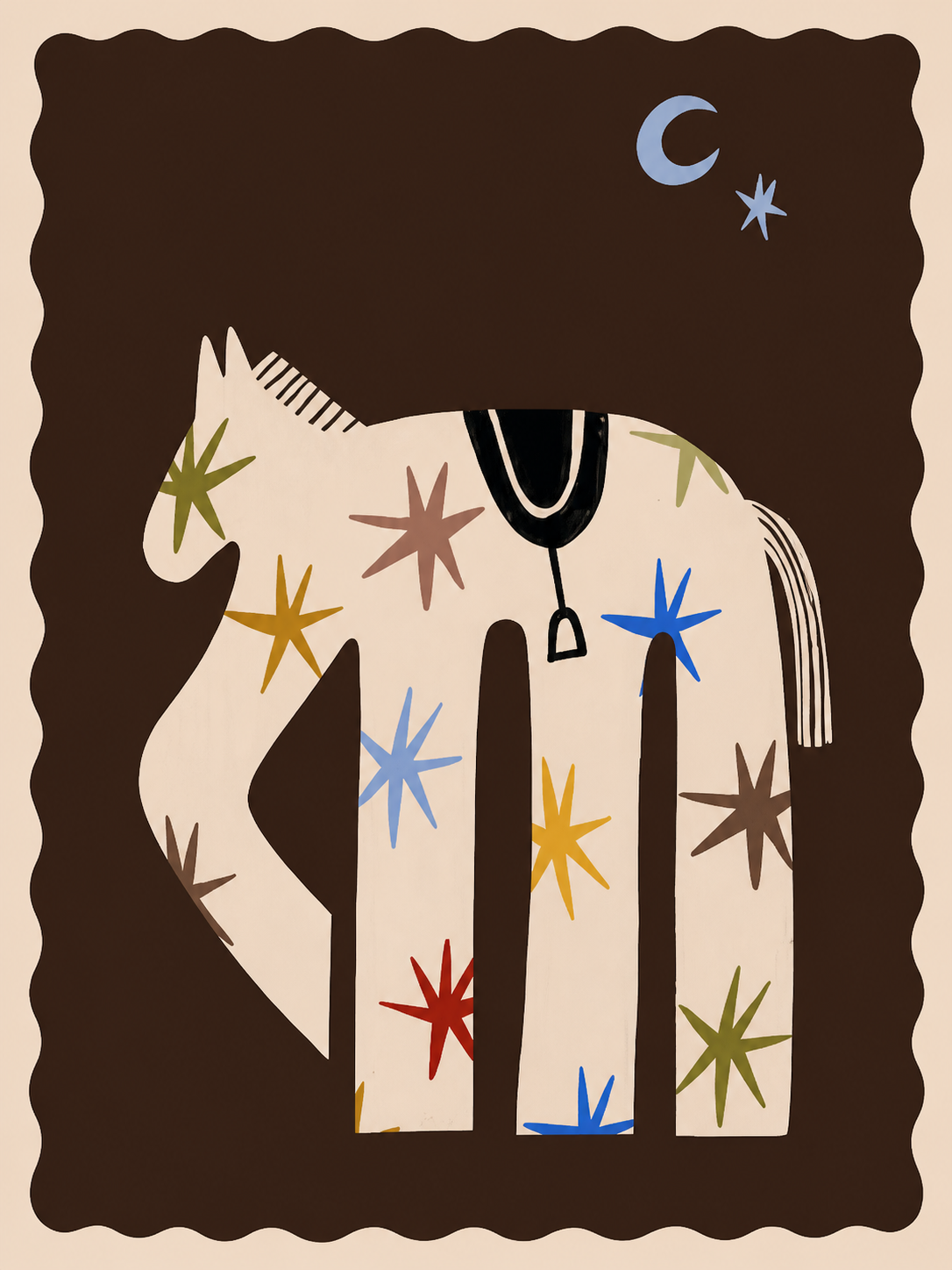 Llama de la Noche — cuadro infantil