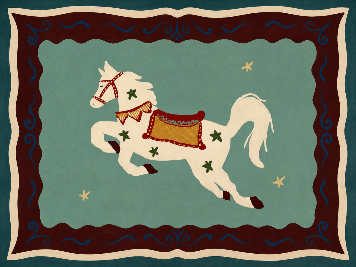 Caballito Mecedor — cuadro infantil