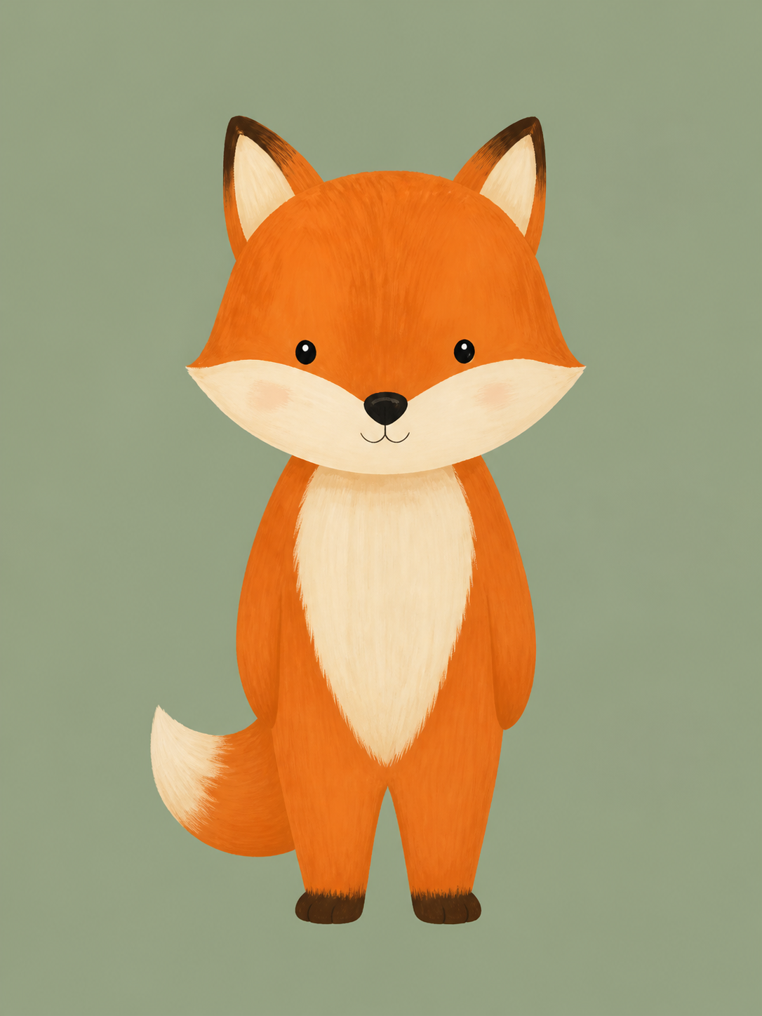 Zorrito Nórdico — cuadro infantil