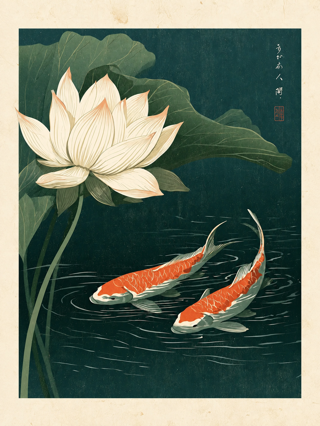 Koi Loto Azul